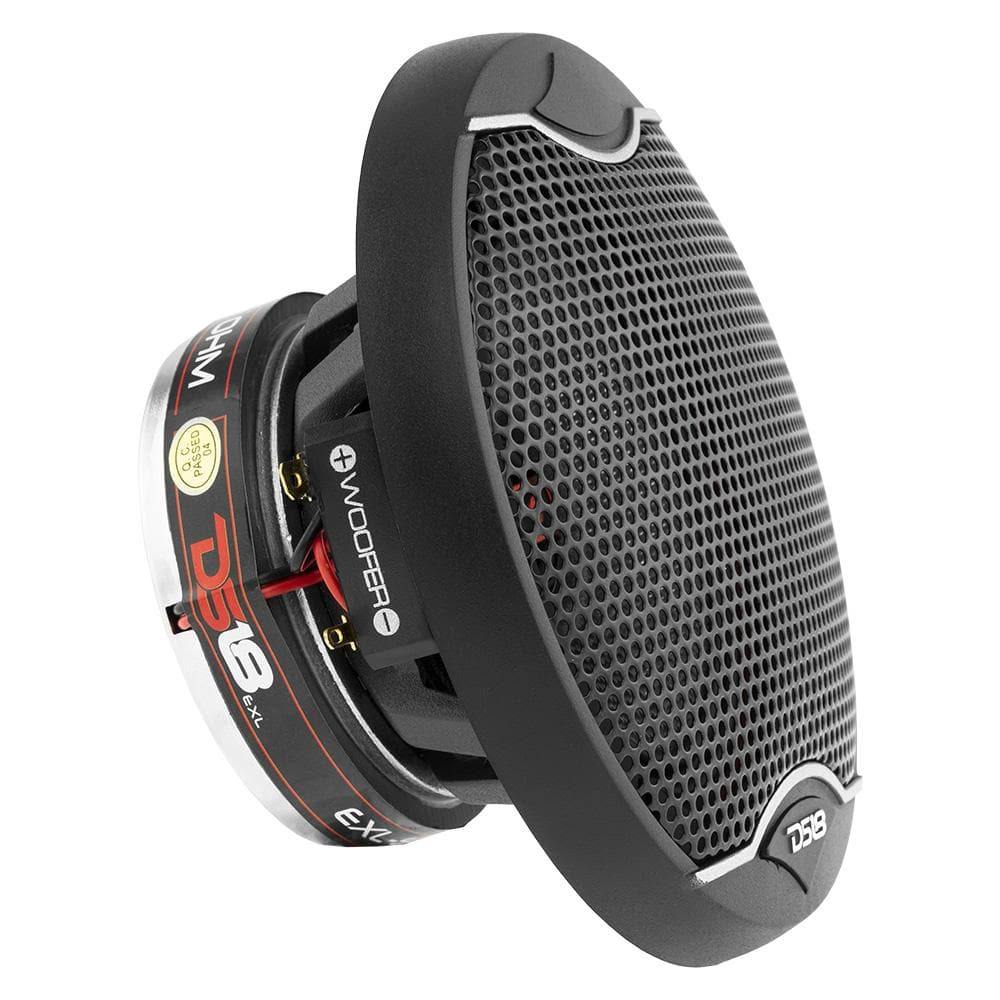 DS18 EXL-SQ4.0 EXL 4" 2-Way Coaxial Speaker with Fiber Glass Cone | 60W RMS 3-Ohm
