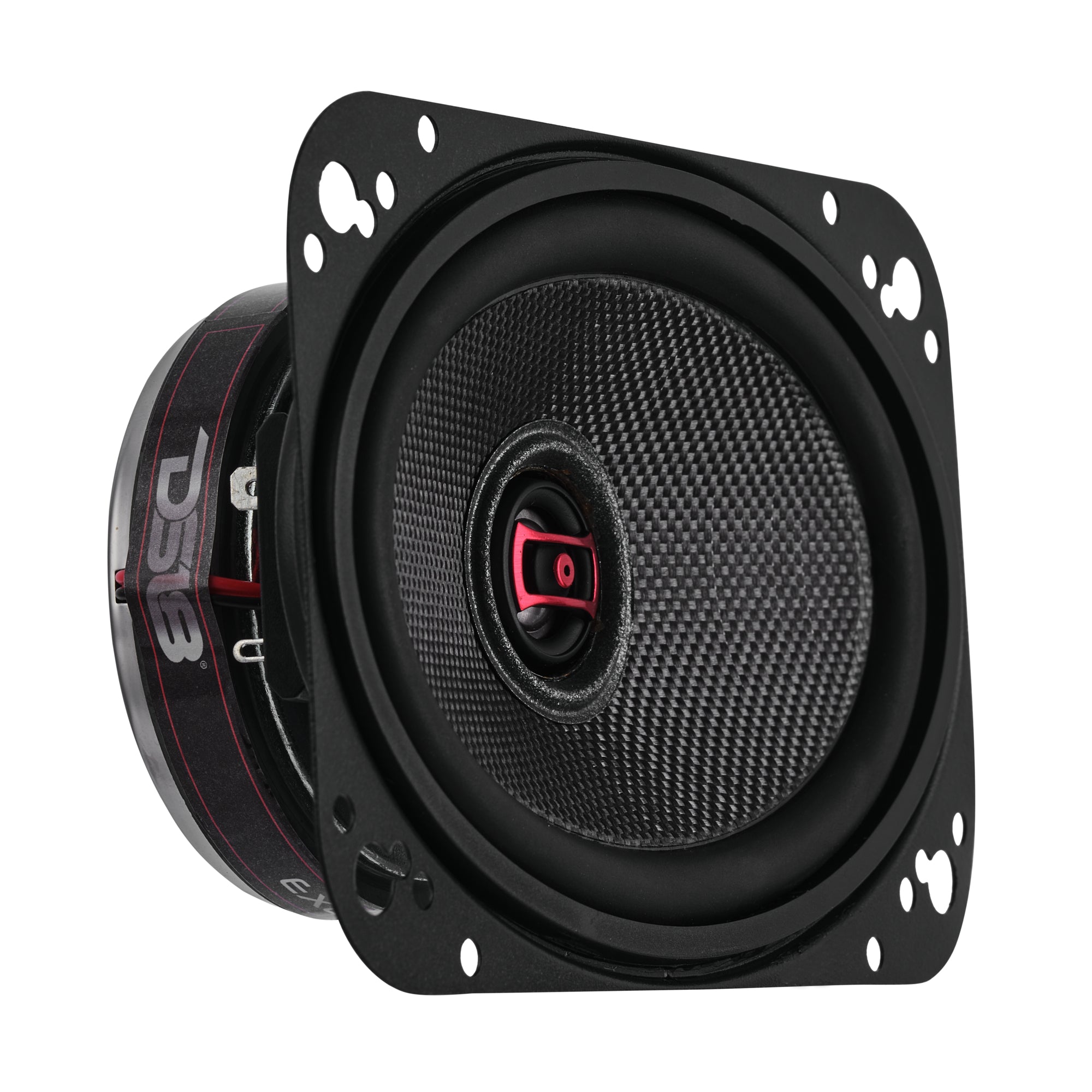 DS18 EXL-SQ4.6 EXL 4x6” 2-Way Coaxial Speaker with Fiber Glass Cone | 60W RMS 3-Ohm