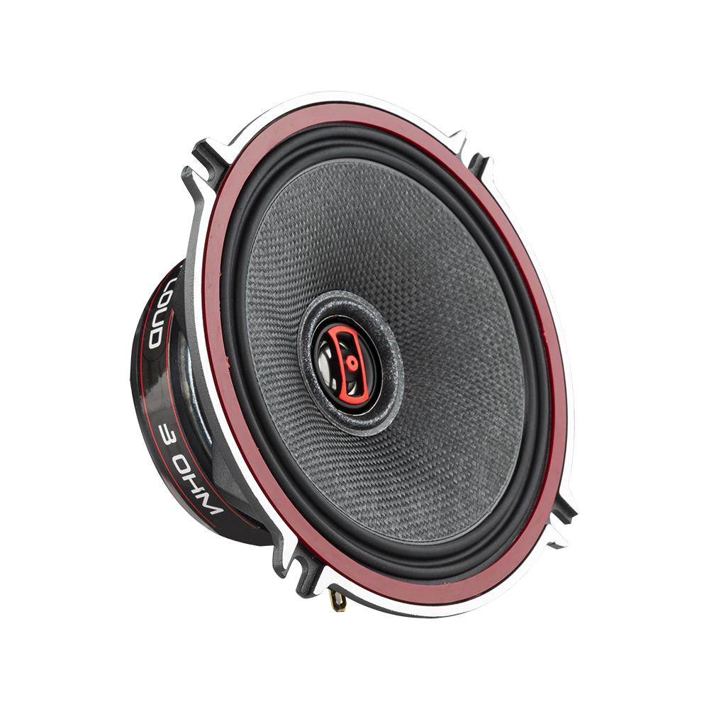 DS18 EXL-SQ5.25 EXL 5.25" 2-Way Coaxial Speaker with Fiber Glass Cone | 80W RMS 3-Ohm