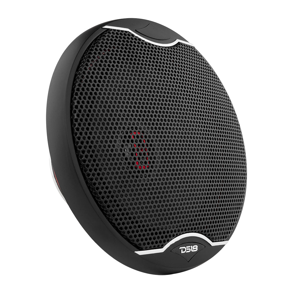DS18 EXL-SQ6.5 EXL 6.5" 2-Way Coaxial Speaker with Fiber Glass Cone | 120W RMS 3-Ohm