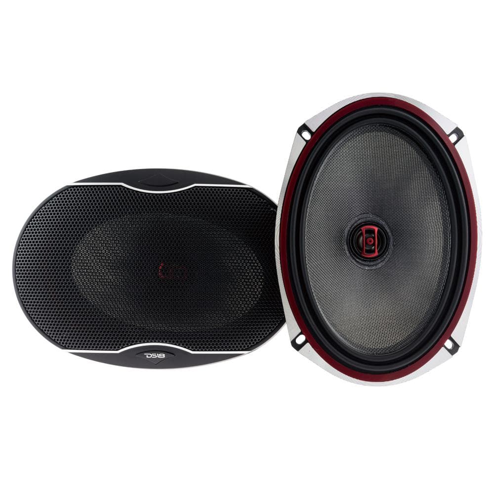 DS18 EXL-SQ6.9 EXL 6x9" 2-Way Coaxial Speaker with Fiber Glass Cone | 160W RMS 3-Ohm