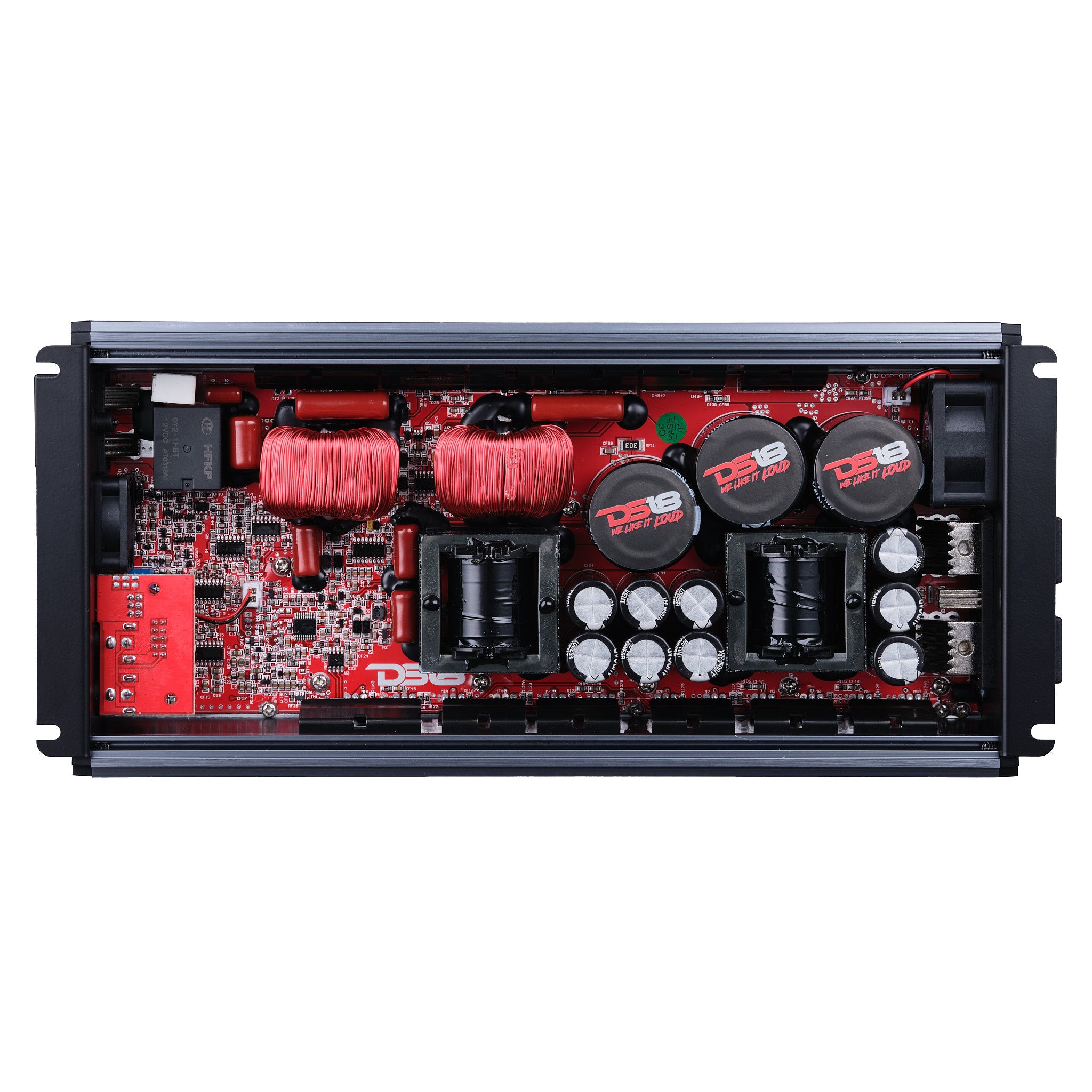 DS18 FRP-5K/TI FRP Compact Full-Range Class D 1-Channel Amplifier 5,000 Watts Rms @ 1-Ohm