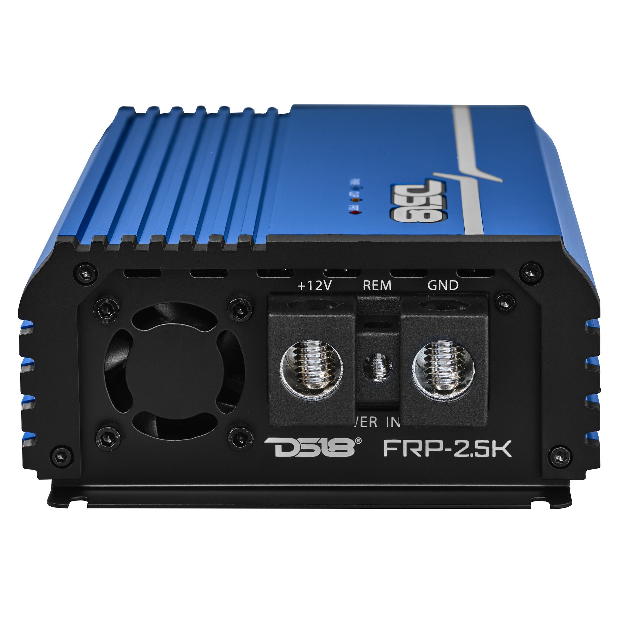 DS18 FRP-2.5K/BL FRP Compact Full-Range Class D 1-Channel Amplifier 2,500 Watts Rms @ 1-Ohm