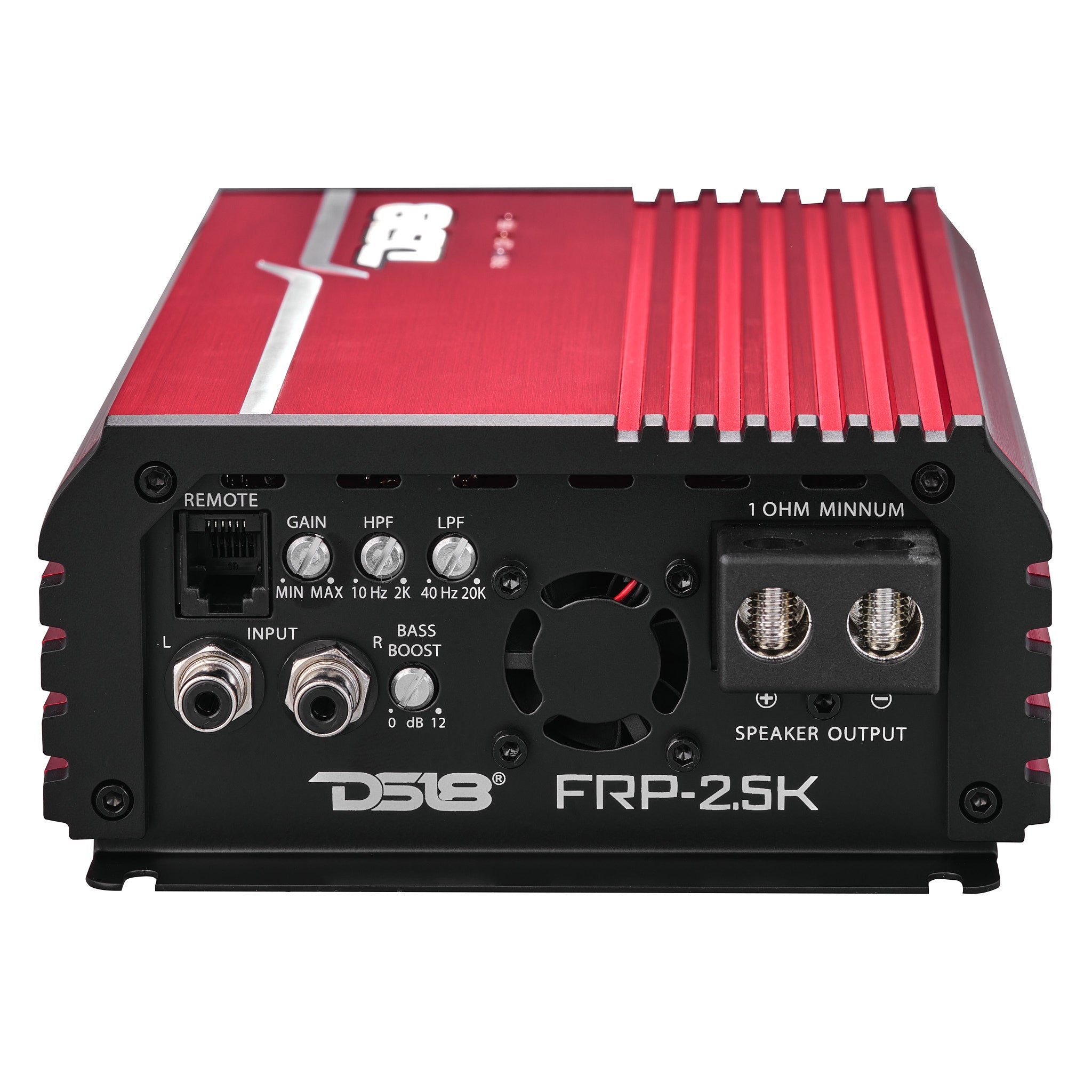 DS18 FRP-2.5K/RD FRP Compact Full-Range Class D 1-Channel Amplifier 2,500 Watts Rms @ 1-Ohm