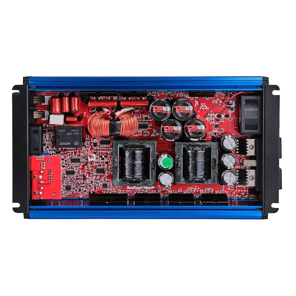 DS18 FRP-3.5K/BL FRP Compact Full-Range Class D 1-Channel Amplifier 3,500 Watts Rms @ 1-Ohm