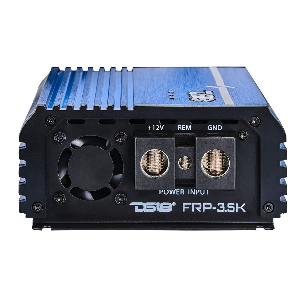 DS18 FRP-3.5K/BL FRP Compact Full-Range Class D 1-Channel Amplifier 3,500 Watts Rms @ 1-Ohm