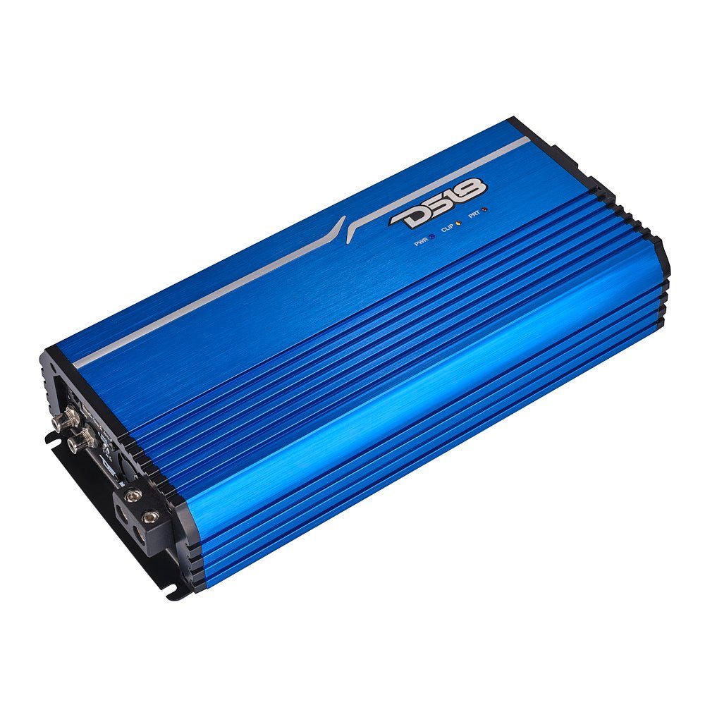 DS18 FRP-5K/BL FRP Compact Full-Range Class D 1-Channel Amplifier 5,000 Watts Rms @ 1-Ohm