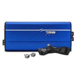 DS18 FRP-8K/BL FRP Compact Full-Range Class D 1-Channel Amplifier 8,000 Watts Rms @ 1-Ohm