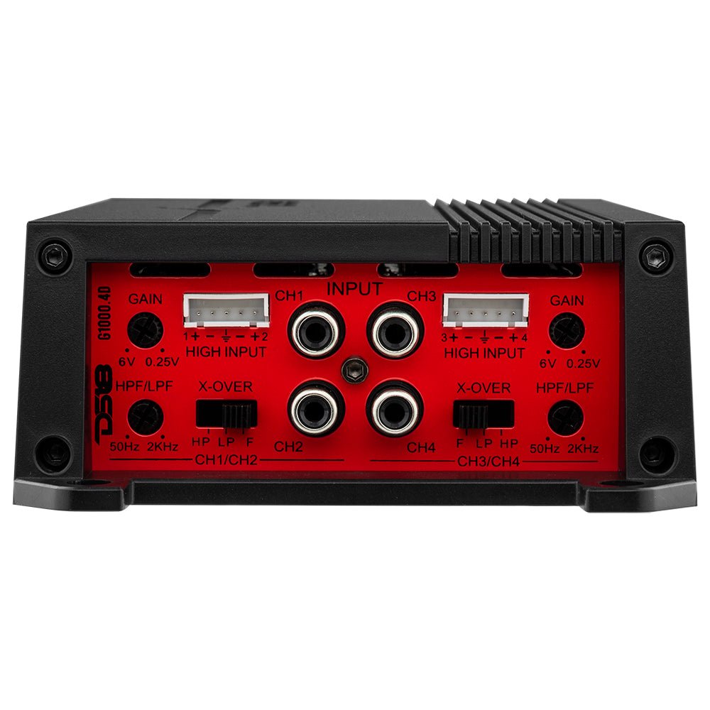 DS18 G1000.4D GEN-X Full-Range Class D 4-Channel Amplifier | 4 x 90W RMS @ 4-Ohm