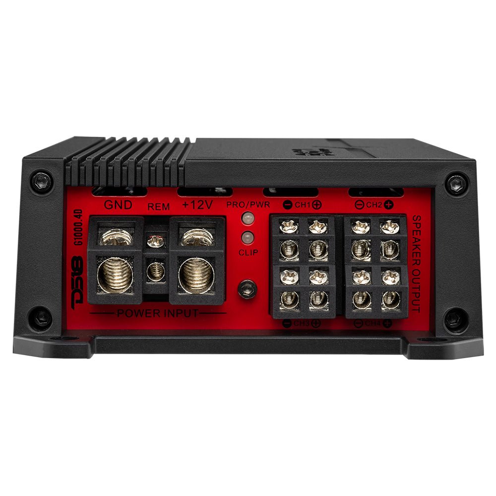 DS18 G1000.4D GEN-X Full-Range Class D 4-Channel Amplifier | 4 x 90W RMS @ 4-Ohm