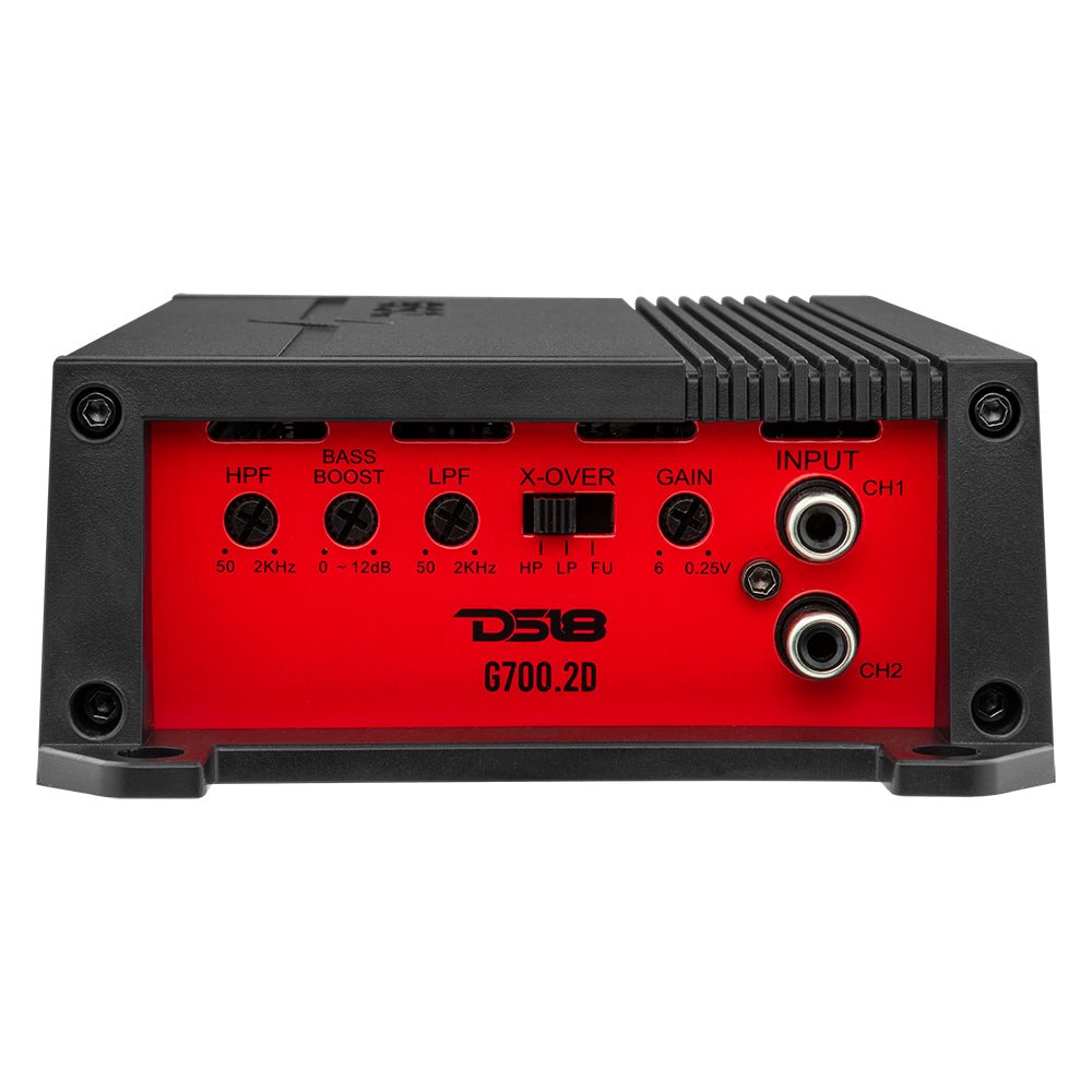 DS18 G700.2D GEN-X Full-Range Class D 2-Channel Amplifier | 2 x 100W RMS @ 4 Ohm