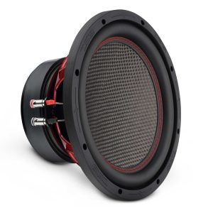 DS18 GEN-X104DCF GEN-X 10" Subwoofer with Carbon Fiber Dust Cap | 600W RMS Dual 4-Ohm Voice Coils