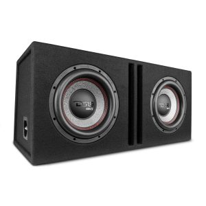 DS18 GEN-X210LD Dual 10" Loaded Subwoofer Ported Enclosure With GEN-X104D 800 Watts RMS
