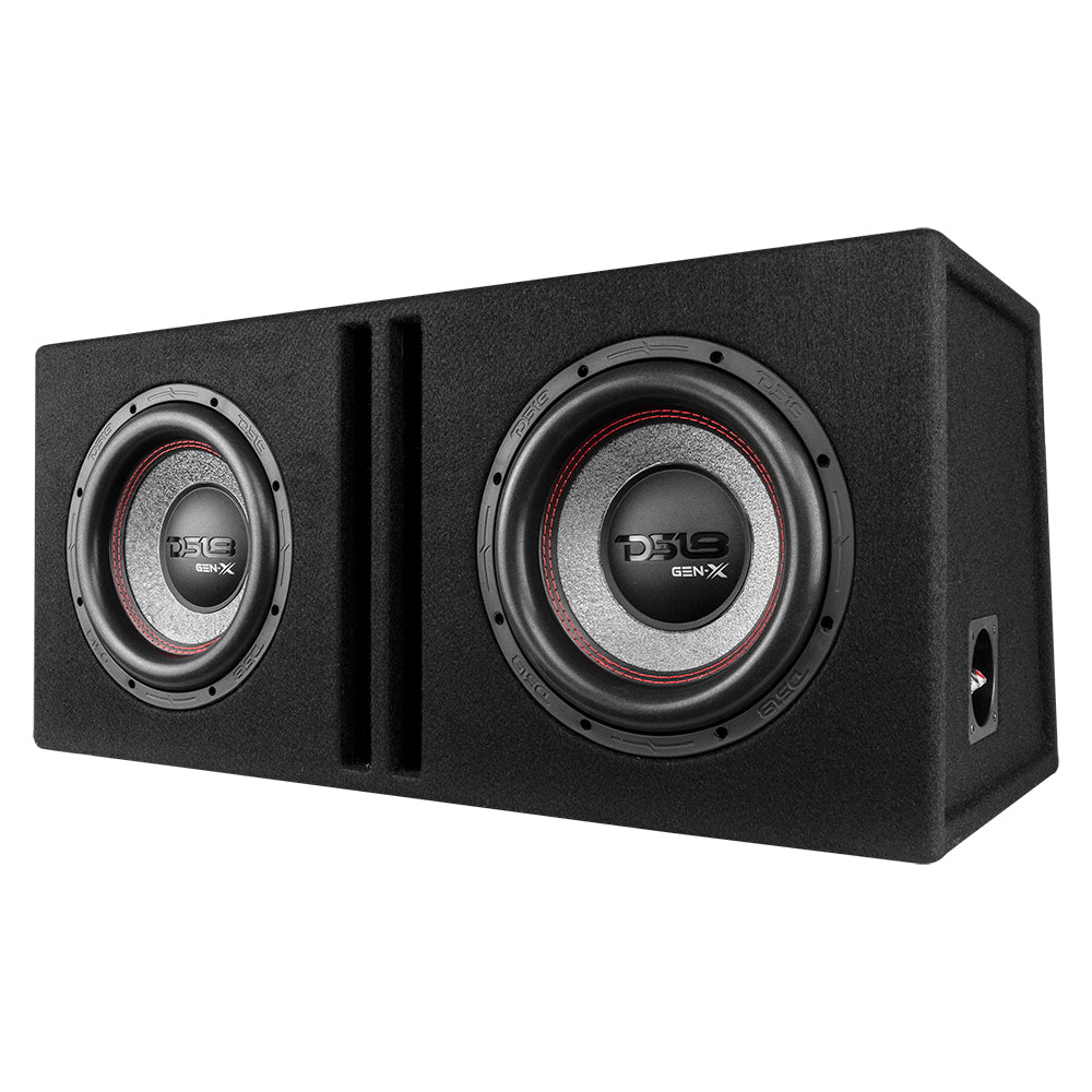 DS18 GEN-X210LD Dual 10" Loaded Subwoofer Ported Enclosure With GEN-X104D 800 Watts RMS