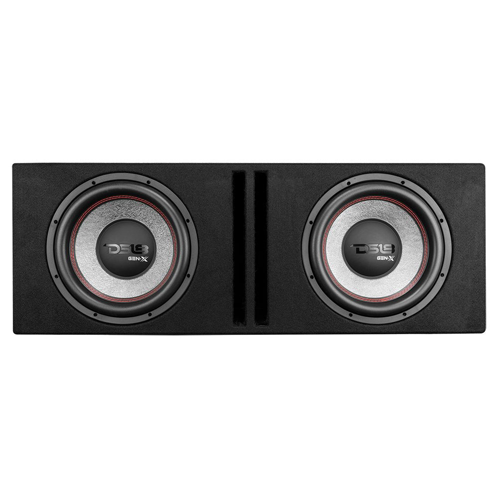 DS18 GEN-X212LD Dual 12" Loaded Subwoofer Ported Enclosure With GEN-X124D 900 Watts RMS