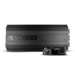 DS18 H-KO10 HOOLIGAN KO Black 1-Channel Amplifier with Voltmeter 10000 Watts Rms @ 1-Ohm Made In Korea