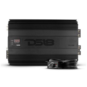 DS18 H-KO5 HOOLIGAN KO 1-Channel Amplifier with Voltmeter 5000 Watts Rms @ 1-Ohm Made In Korea
