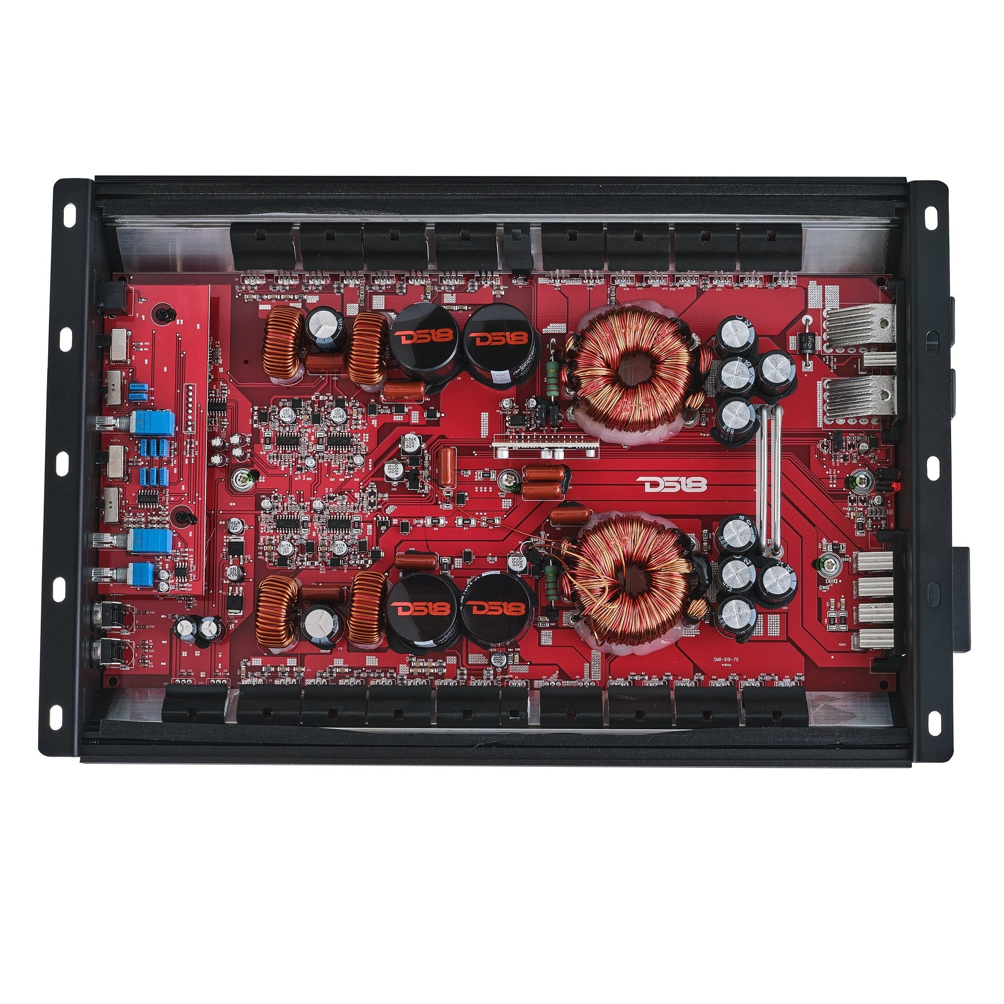 DS18 H-KO340 HOOLIGAN KO Full Range Class D 4-Channel Amplifier 4 x 300 Watts Rms @ 4-Ohm Made In Korea