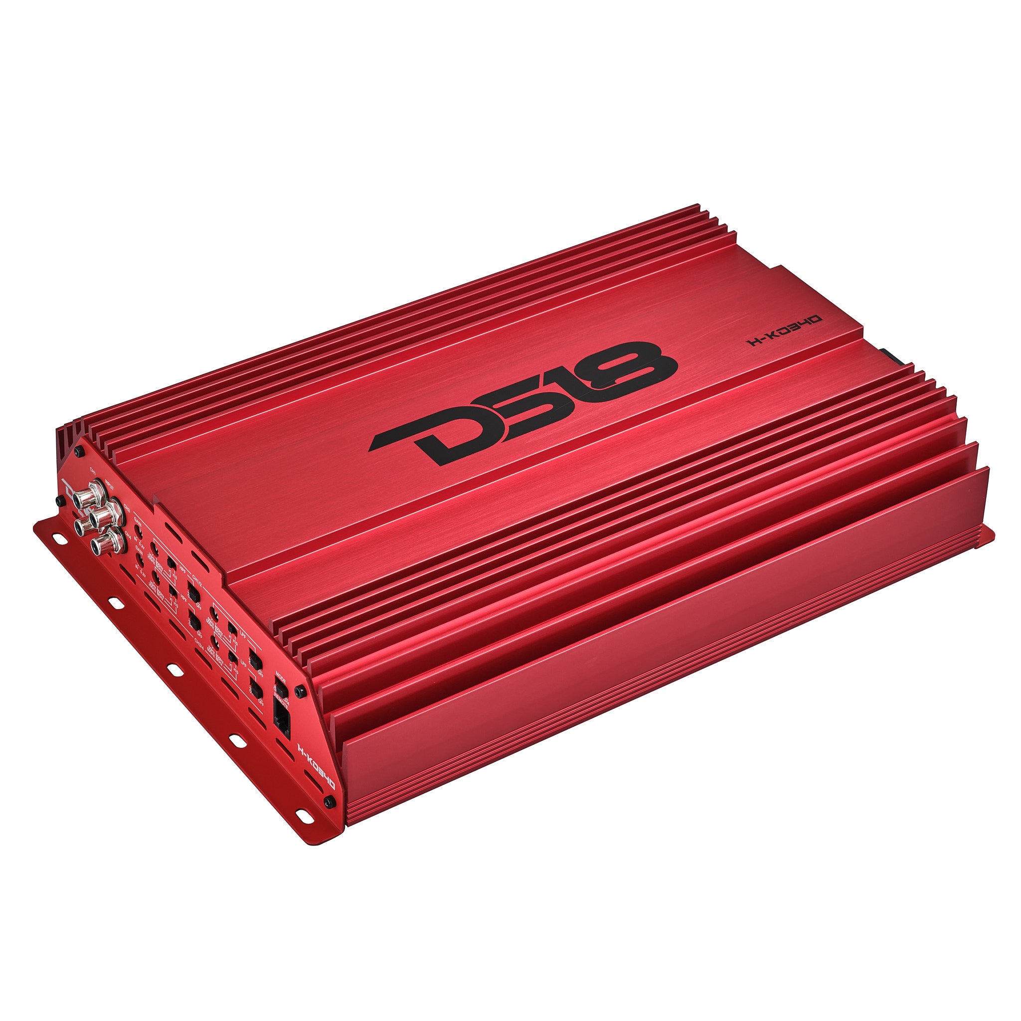 DS18 H-KO340/RD HOOLIGAN KO Full Range Class D 4-Channel Amplifier 4 x 300 Watts Rms @ 4-Ohm Made In Korea