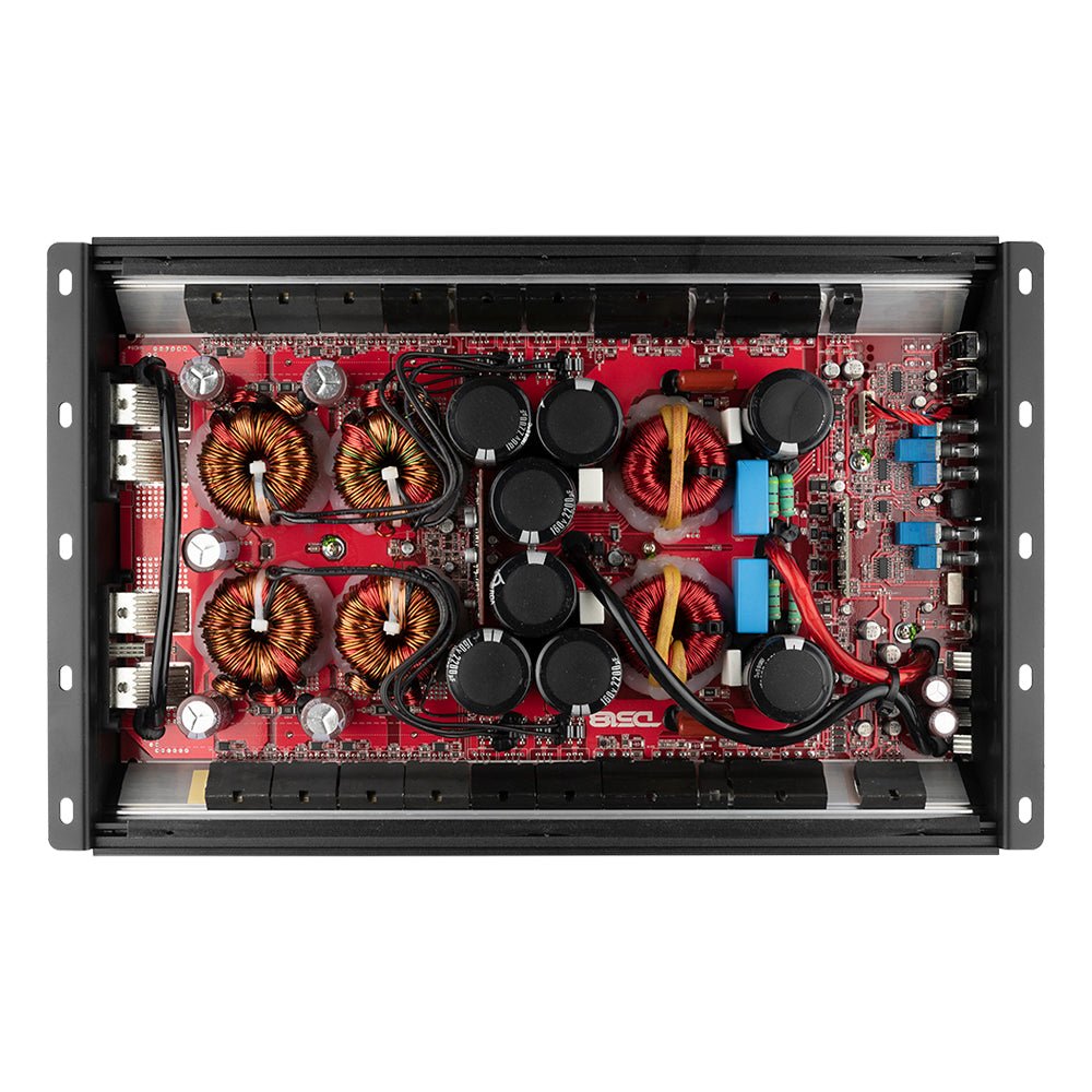 DS18 H-KO5 HOOLIGAN KO 1-Channel Amplifier with Voltmeter 5000 Watts Rms @ 1-Ohm Made In Korea