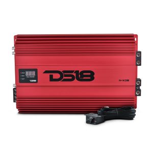 DS18 H-KO5/RD HOOLIGAN KO 1-Channel Amplifier with Voltmeter 5000 Watts Rms @ 1-Ohm Made In Korea