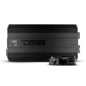 DS18 H-KO8 HOOLIGAN KO 1-Channel Amplifier with Voltmeter 8000 Watts Rms @ 1-Ohm Made In Korea