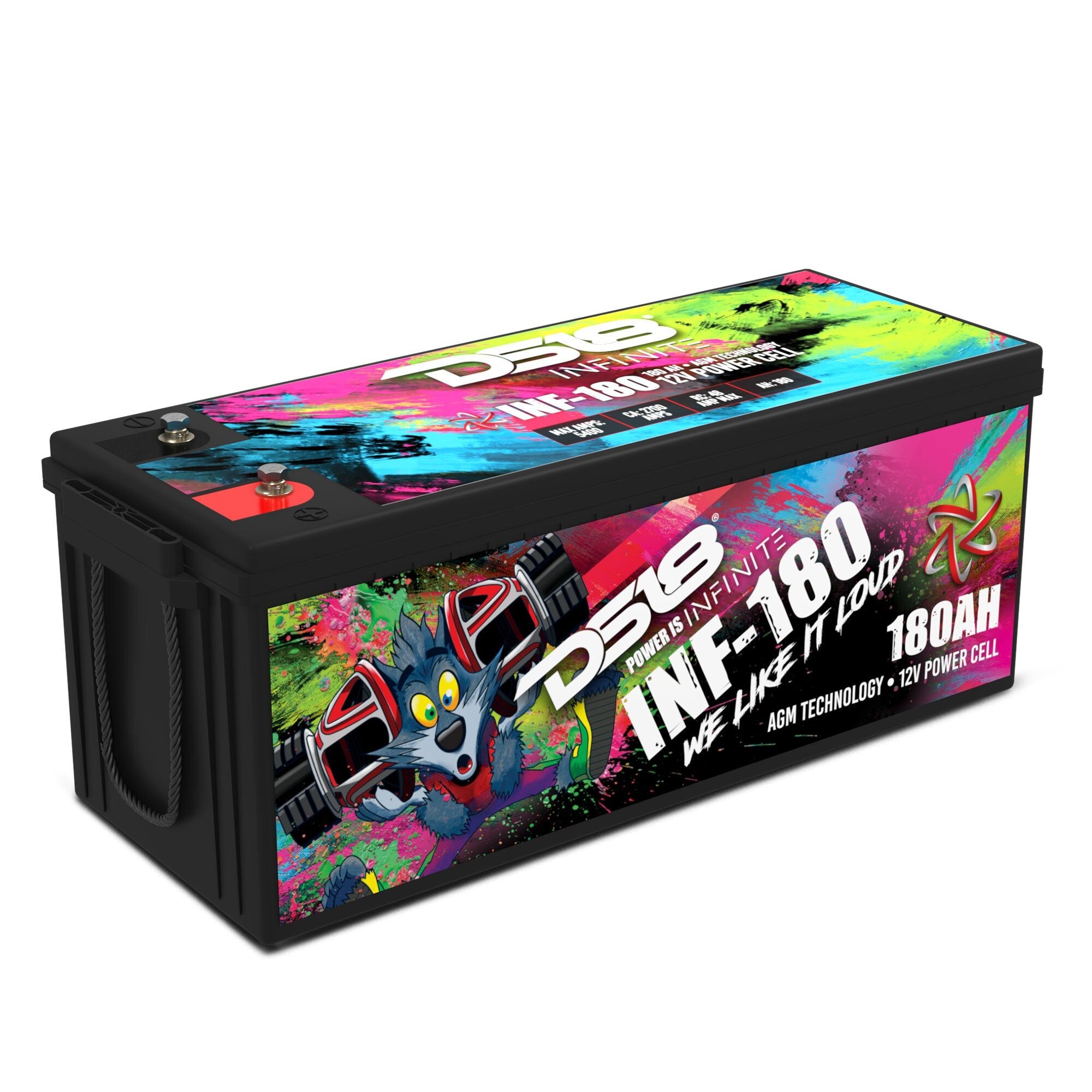 DS18 INF-180 INFINITE 180 AH AGM Power Cell 12 Volt Battery