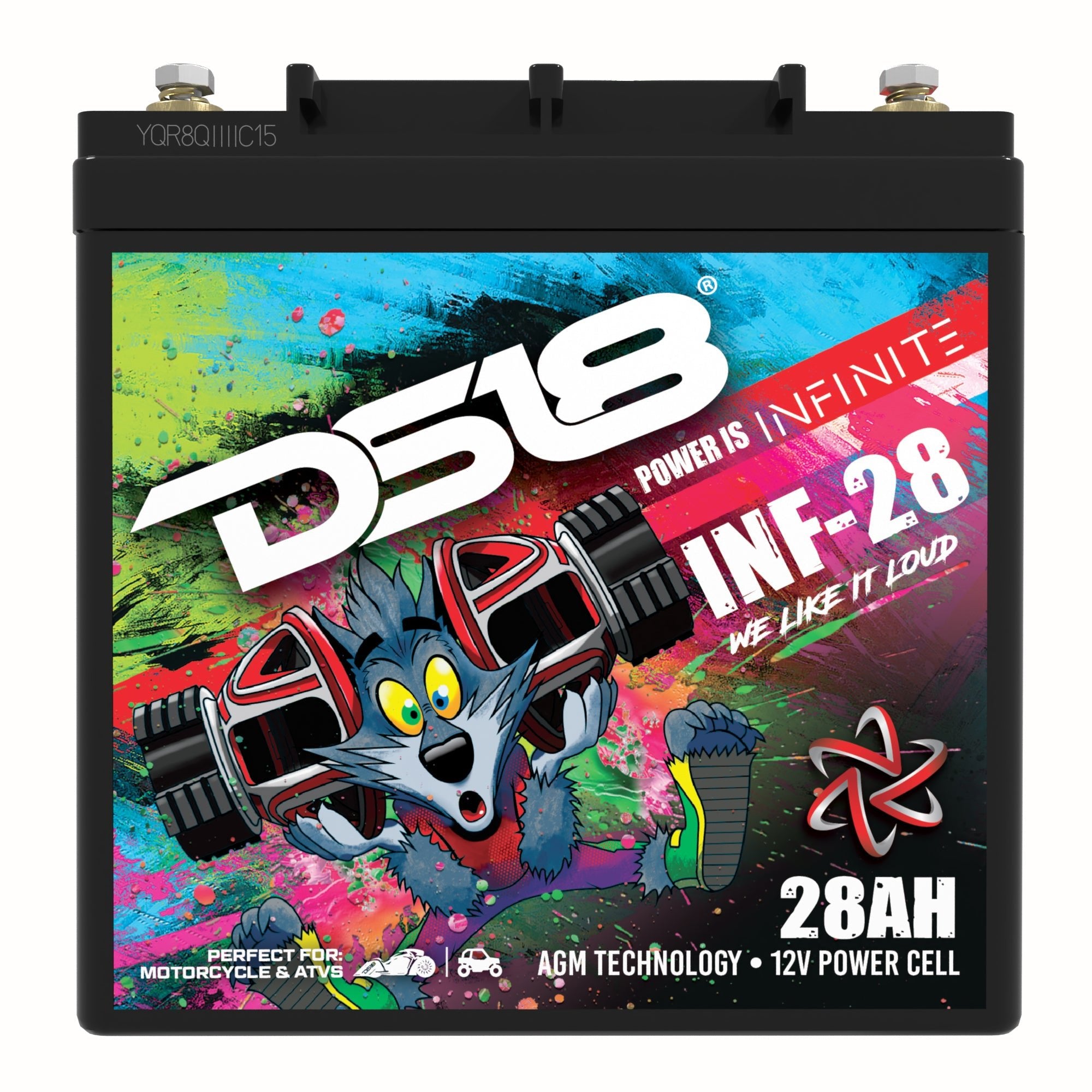 DS18 INF-28 INFINITE 28 AH AGM Power Cell 12 Volt Battery