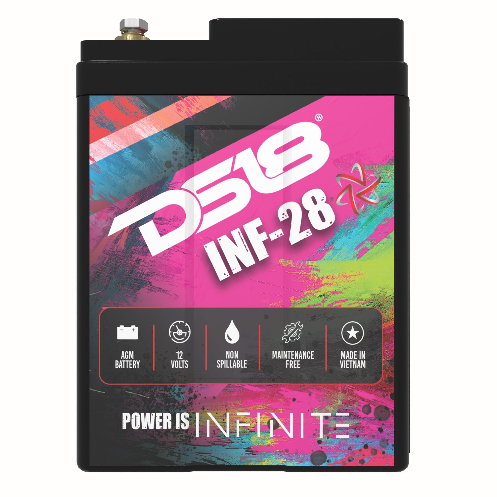 DS18 INF-28 INFINITE 28 AH AGM Power Cell 12 Volt Battery