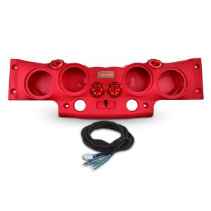 DS18 JK-SBAR/RD.HT Jeep JK/JKU Overhead Sound Bar System Fits 4 X 8" Speakers (Not included) 4 X Tweeters PRO-TW4L and 2 X Drivers PRO-DRNS…