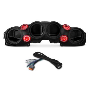 DS18 JL-SBAR/BK.HT Jeep JL/JLU,JT Overhead Bar System Fits 4 X 8" Speakers (Not Included) and 4 X Tweeters PRO-TW4L and Harness Included