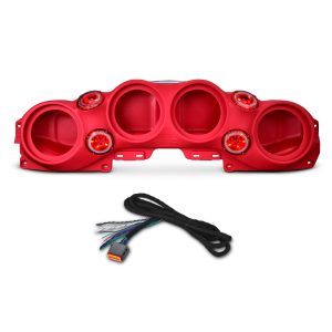 DS18 JL-SBAR/RD.HT Jeep JL/JLU,JT Overhead Bar System Fits 4 X 8" Speakers (Not Included) and 4 X Tweeters PRO-TW4L and Harness Included