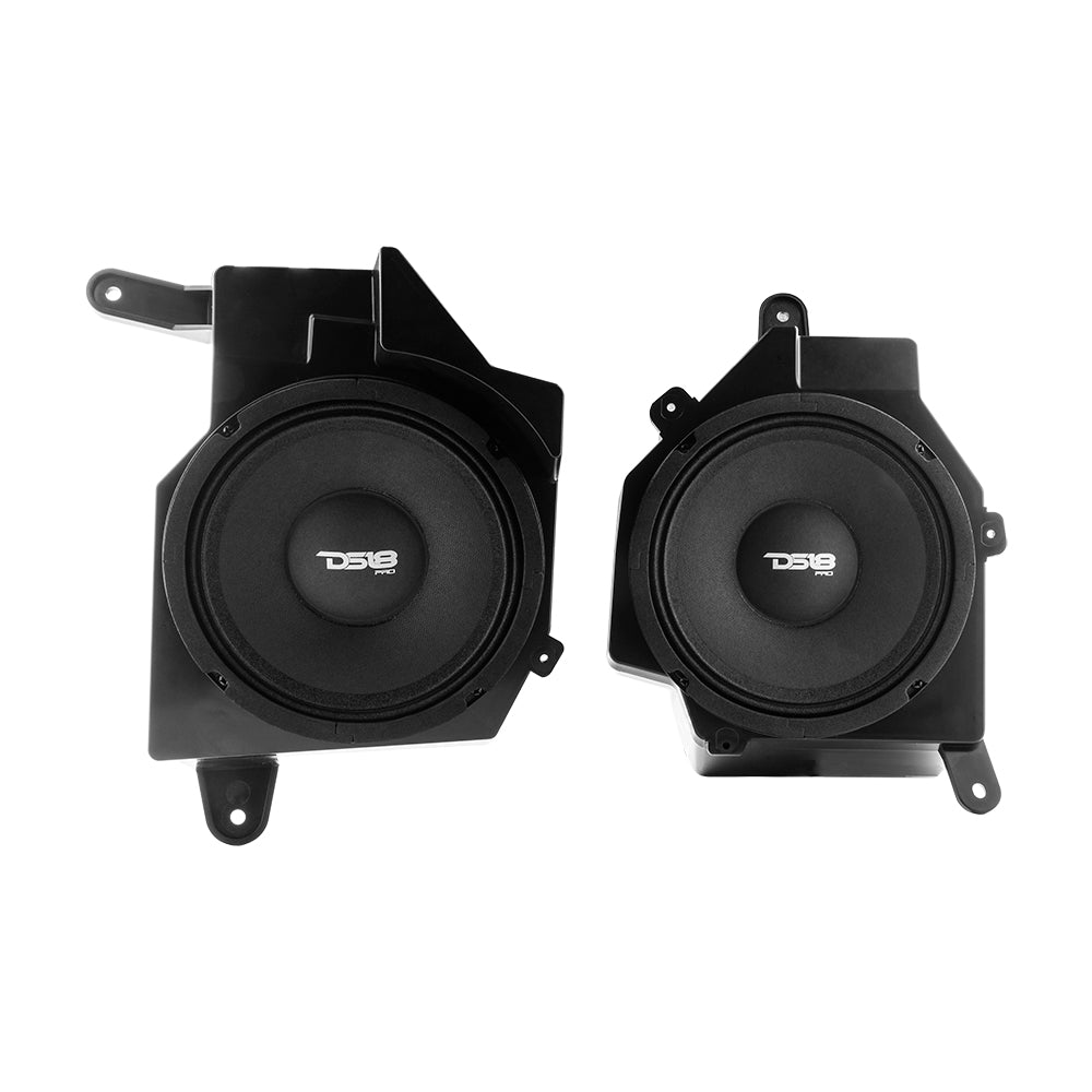 DS18 JP6 Jeep JL/JLU/JT Dash Enclosure – Loaded 6.5” Left & Right with PRO-JP6NEO, 150W RMS
