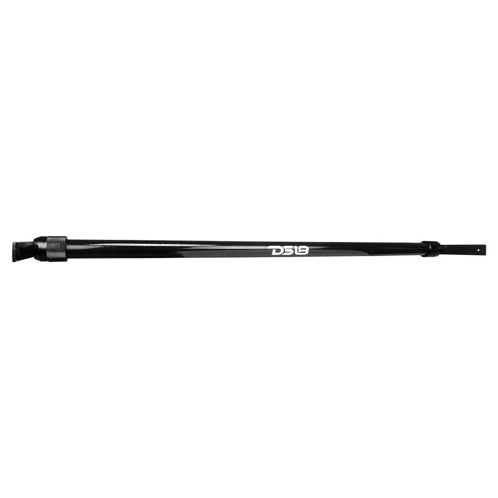 DS18 JT-TUBE/BK Jeep Gladiator JT Bed-Mounted Speaker Tower Bar | Adjustable Width | 2” Tube | Multi-Speaker Setup (Up to 8)