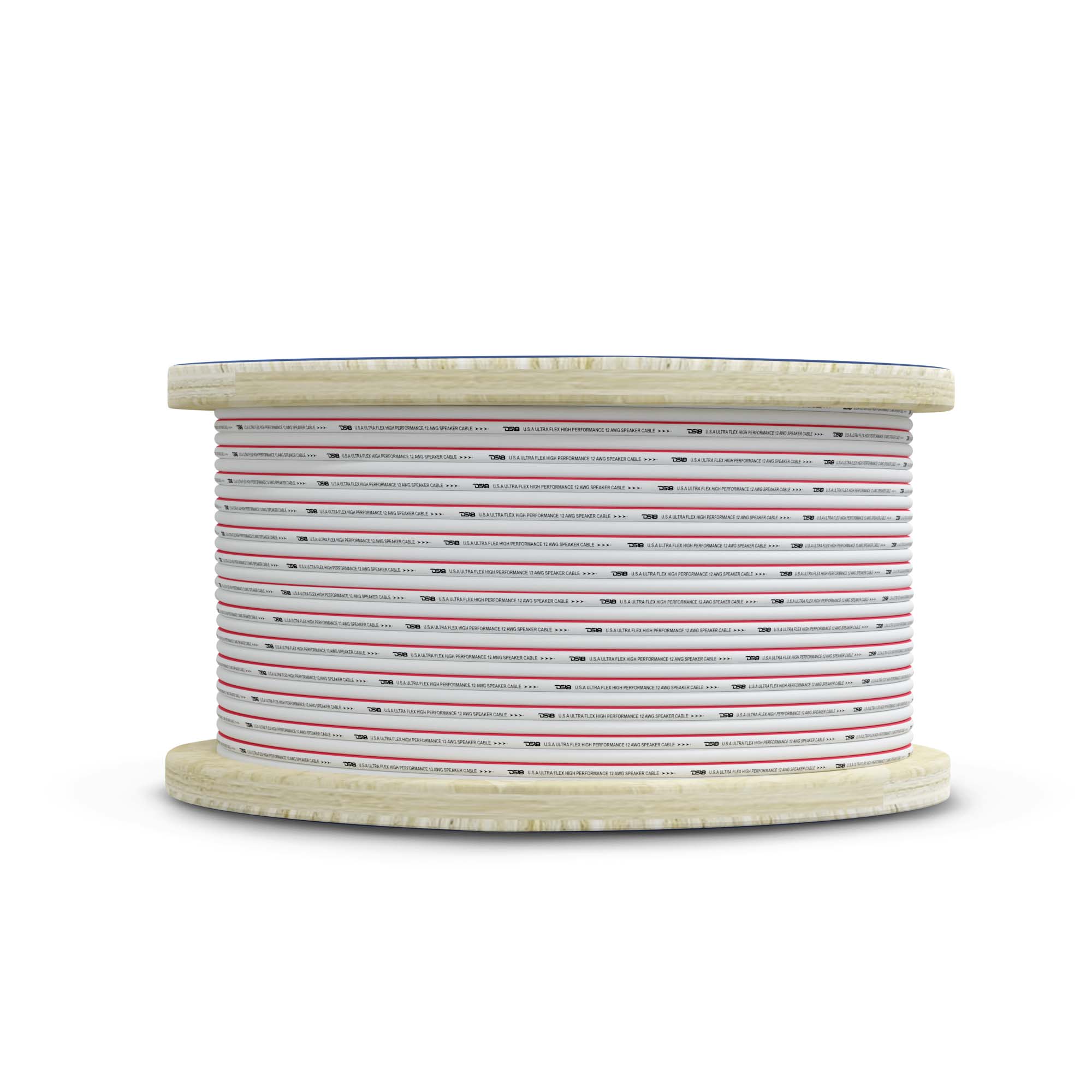 DS18 MOFC12GA150SW 12-GA Marine Grade Tinned 100% Copper OFC Speaker Wire -150 Feet