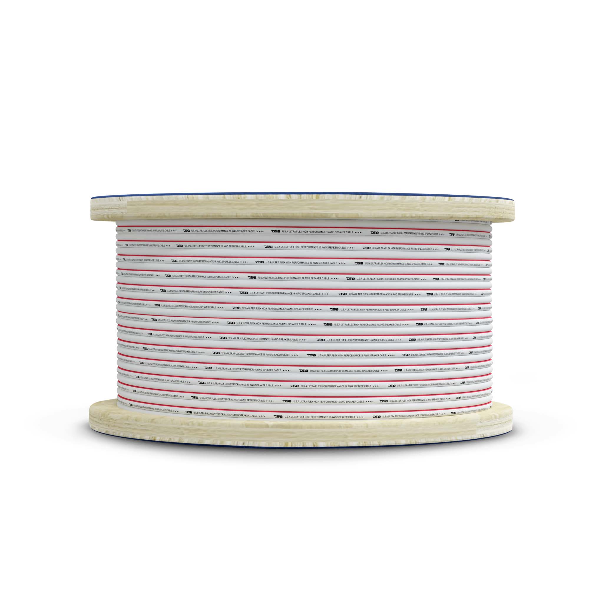 DS18 MOFC16GA150SW 16-GA Marine Grade Tinned 100% Copper OFC Speaker Wire -150 Feet
