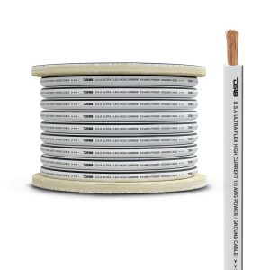 DS18 MOFC0GA25G 0-GA Marine Grade Tinned 100% Copper OFC Ground Wire -25 Feet