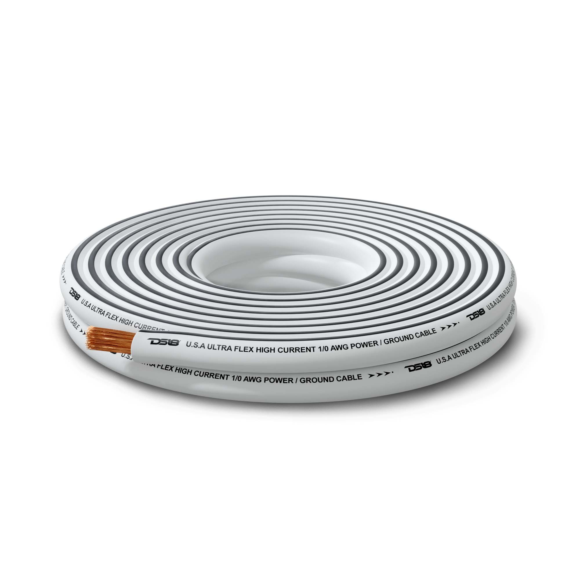DS18 MOFC0GA25G 0-GA Marine Grade Tinned 100% Copper OFC Ground Wire -25 Feet