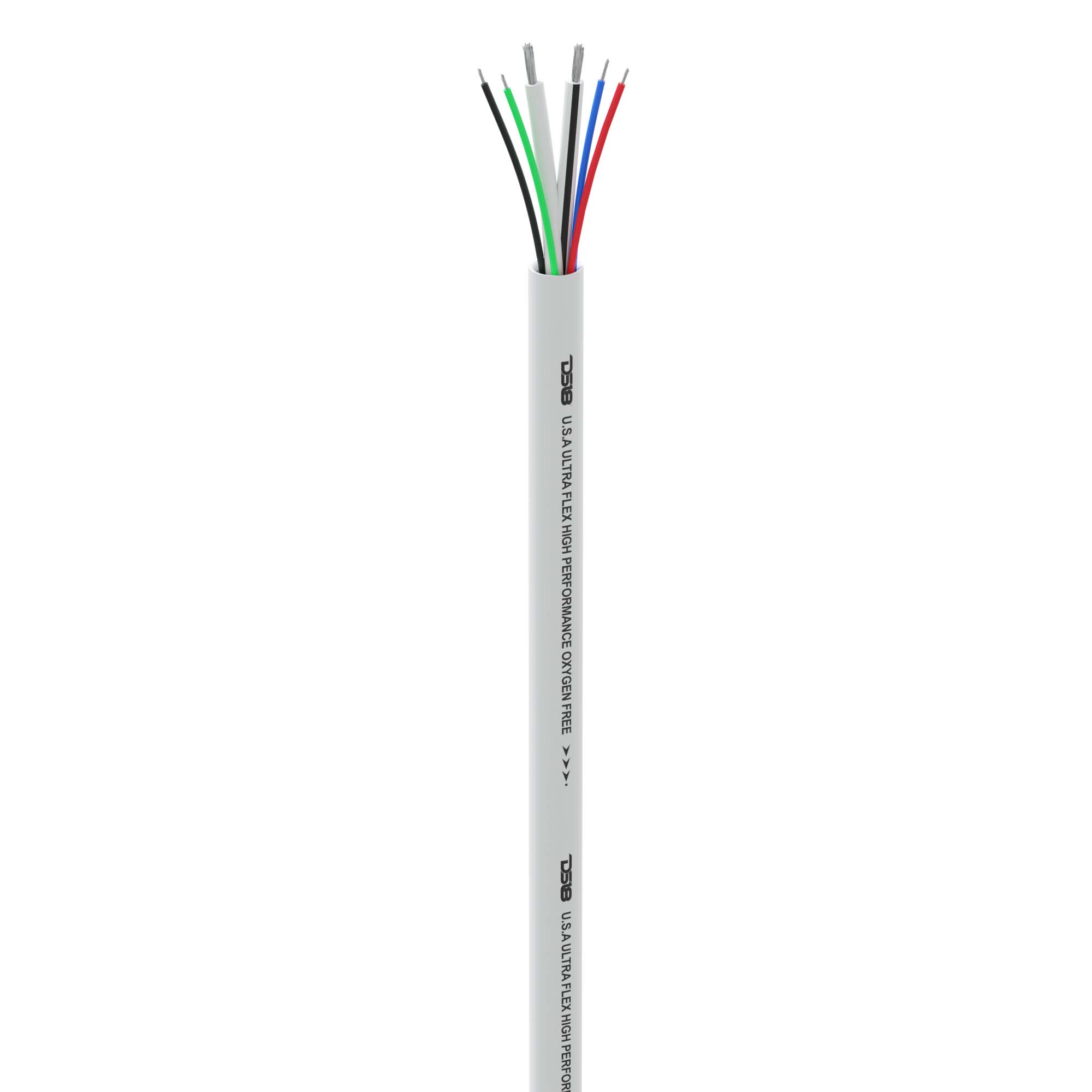DS18 MOFC12/18GA-100SWRGB Marine Tinned OFC 18-GA Rgb Wires with 12-GA Speaker Wires 100 Feet