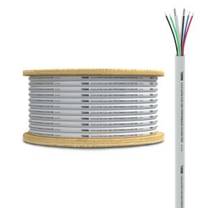 DS18 MOFC16/18GA-100SWRGB 18-GA LED RGB and 16-GA Speaker Wires Marine Grade Tinned 100% Copper OFC -100 Feet
