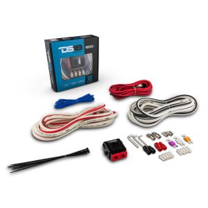 DS18 MOFCKIT4 4-GA Marine Tinned OFC Amplifier Installation Kit - WHITE
