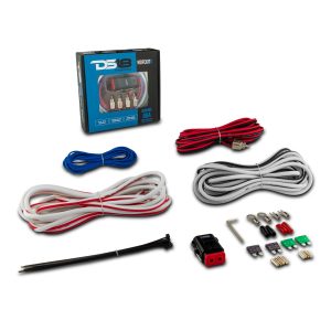 DS18 MOFCKIT8 8-GA Marine Tinned OFC Amplifier Installation Kit - WHITE