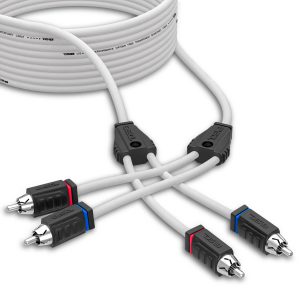 DS18 MOFCR-25FT RCA Marine Grade Tinned 100% Copper OFC 25 Feet - WHITE