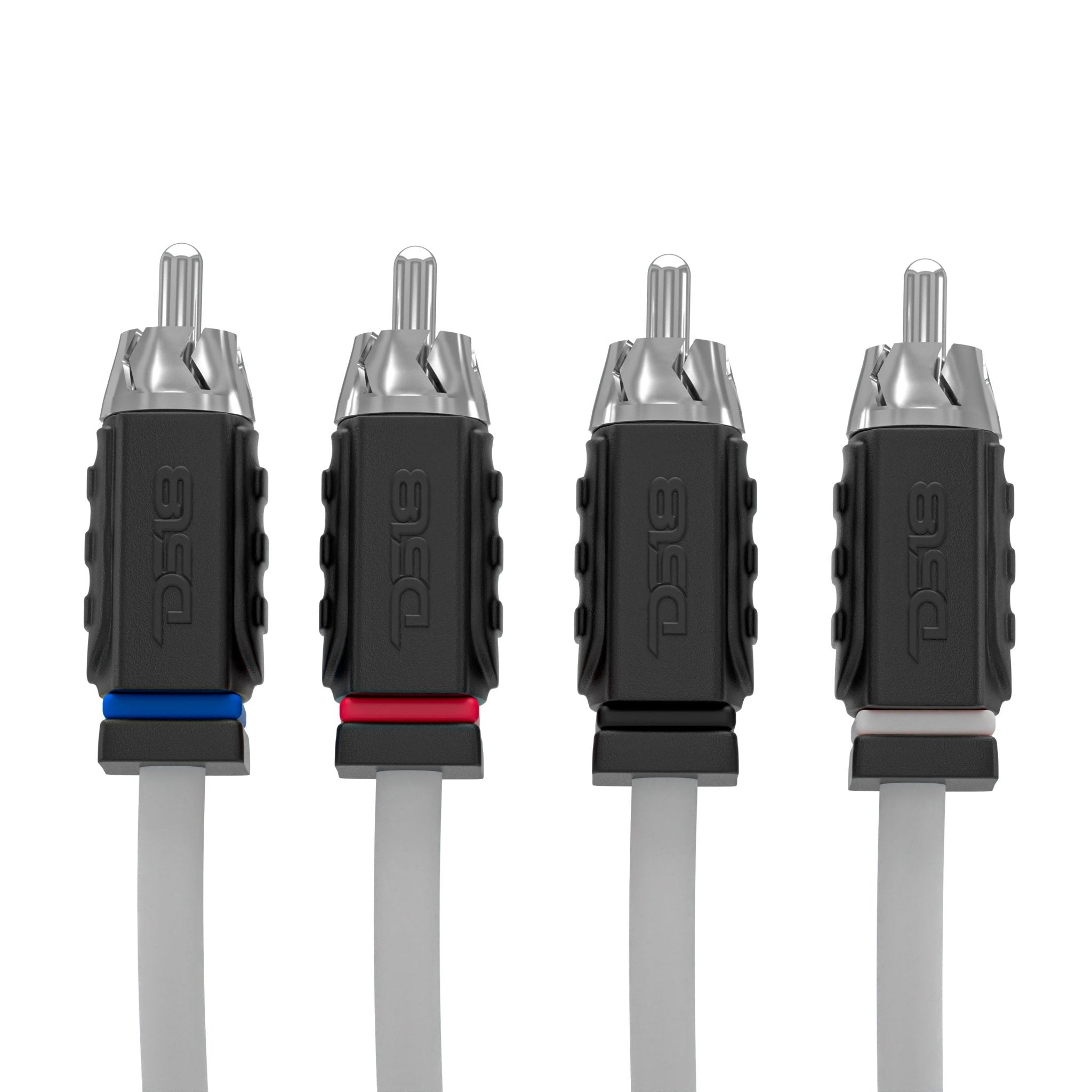 DS18 MOFCR-25FT.4CH RCA Marine Grade Tinned 100% Copper OFC 25 Feet / 4 Channel - WHITE