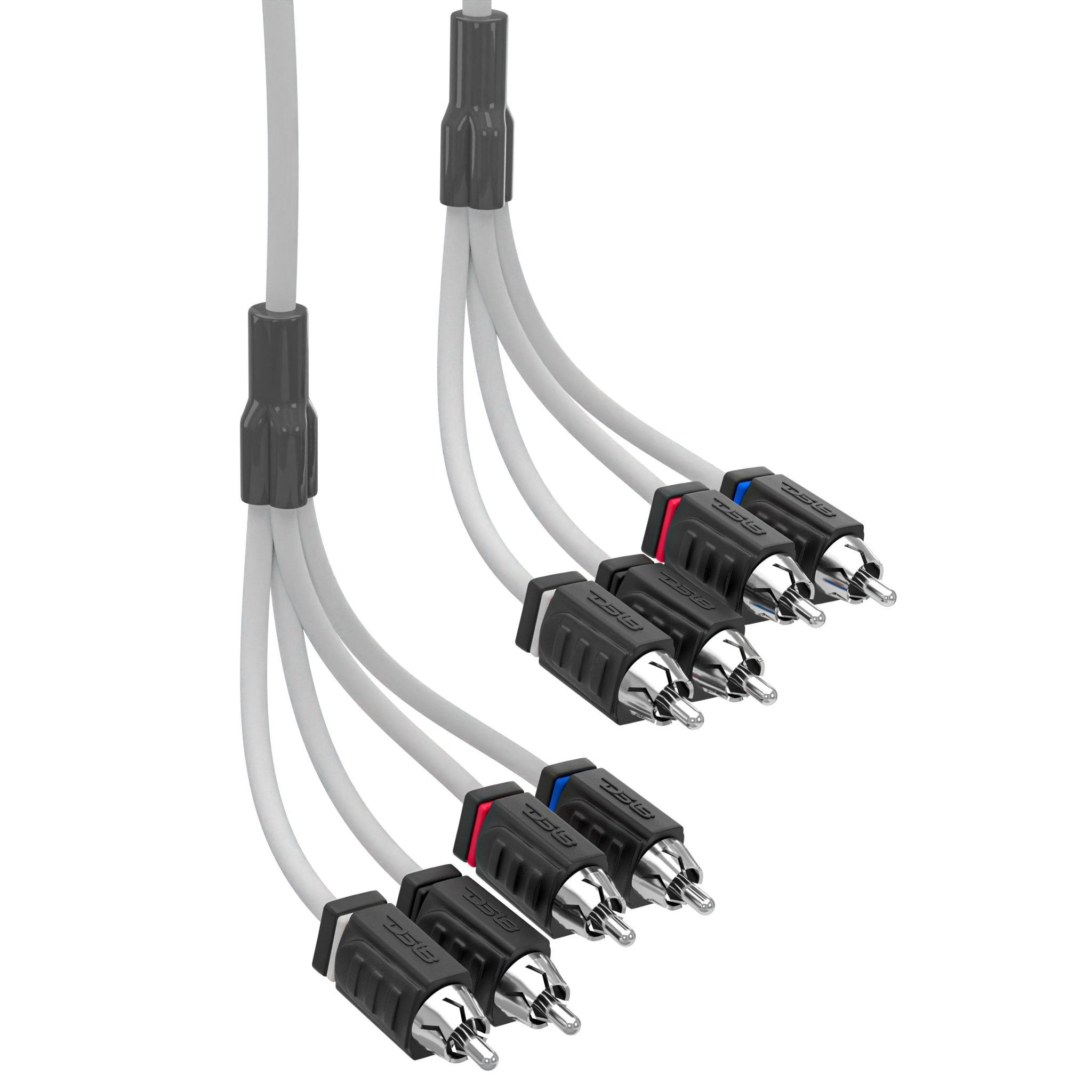 DS18 MOFCR-25FT.4CH RCA Marine Grade Tinned 100% Copper OFC 25 Feet / 4 Channel - WHITE