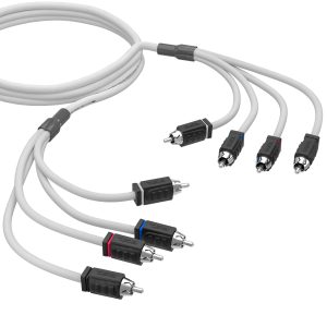 DS18 MOFCR-6FT.4CH RCA Marine Grade Tinned 100% Copper OFC 6 Feet / 4 Channel - WHITE