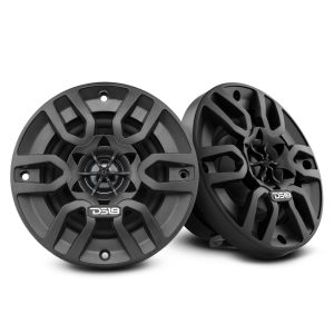 DS18 MP4/BK MP 4" 2-Way Coaxial Marine Speaker 50 Watts Rms 4-Ohm – Black