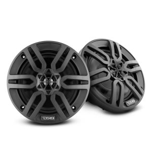 DS18 MP6/BK MP 6.5" 2-Way Coaxial Marine Speaker 60 Watts Rms 4-Ohm -Black