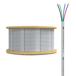 DS18 MRGB-18GA-100FT 18-GA Marine Tinned 100% Copper OFC LED RGB Wires -100 Feet