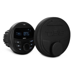 DS18 MRX1 Marine and Powersports Headunit 2.75" LCD screen , 1 Zone, 4 volts Output, BT, RDS 4 X 40 Watts